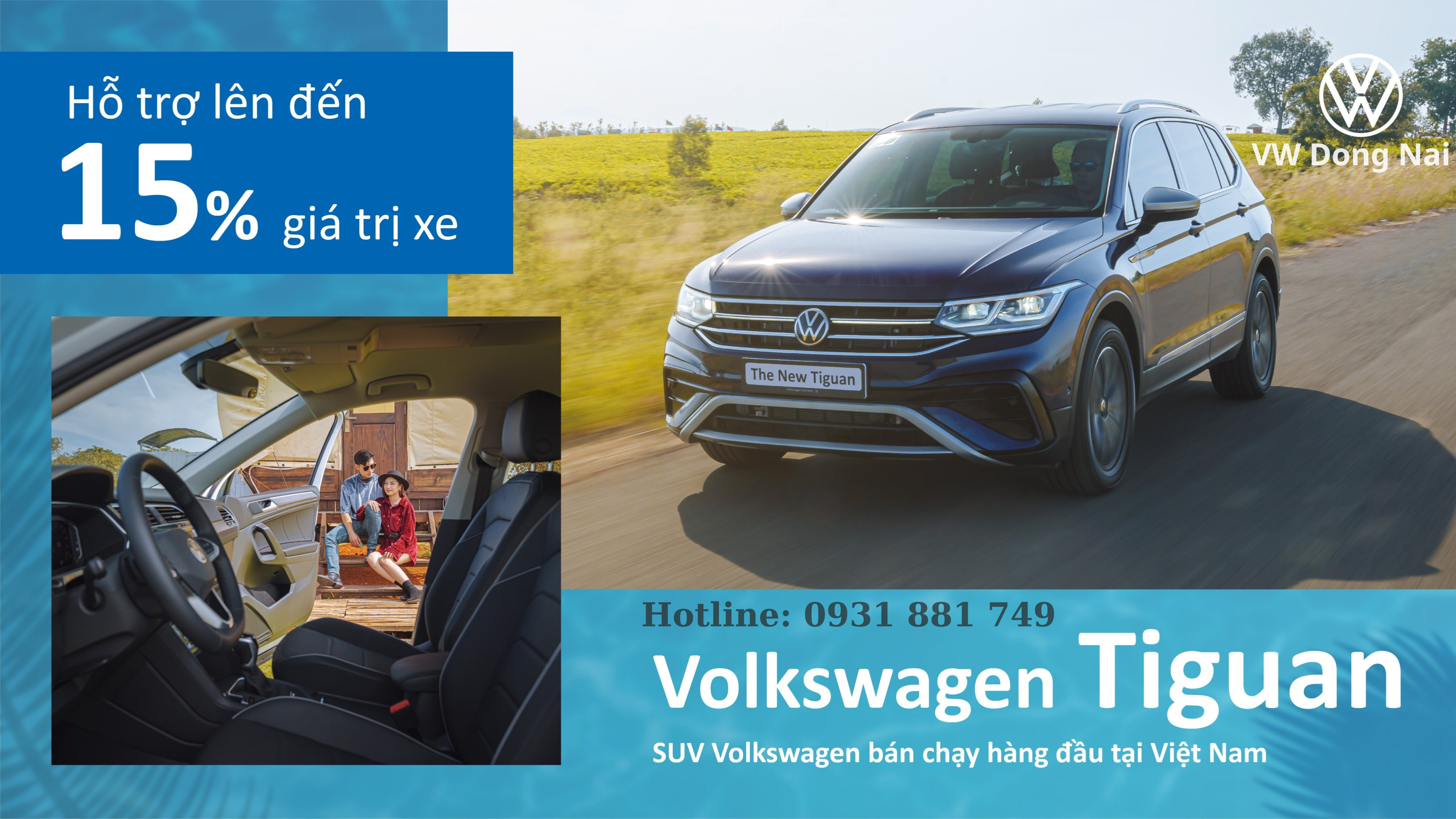 Volkswagen Tiguan 2023 – SUV tiêu chuẩn cho gia đình