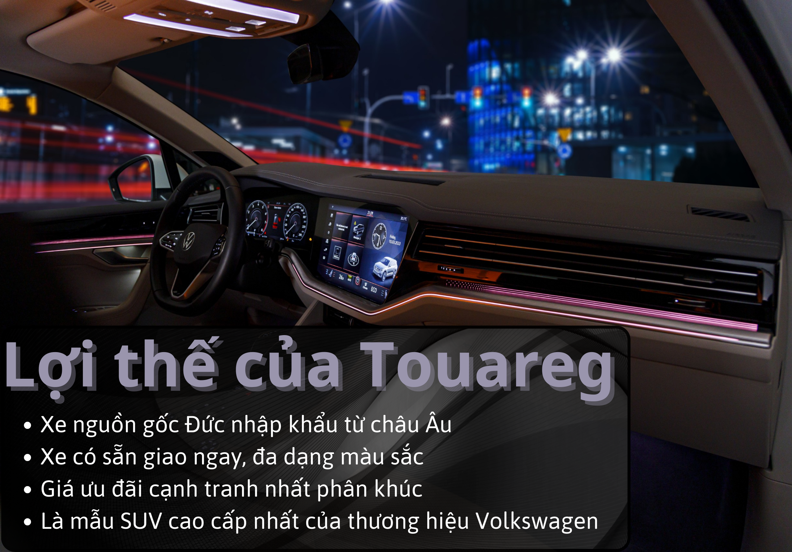 Hãy khám phá ngay chiếc xe SUV cao cấp Volkswagen Touareg 2023 đầy hoàn hảo này!