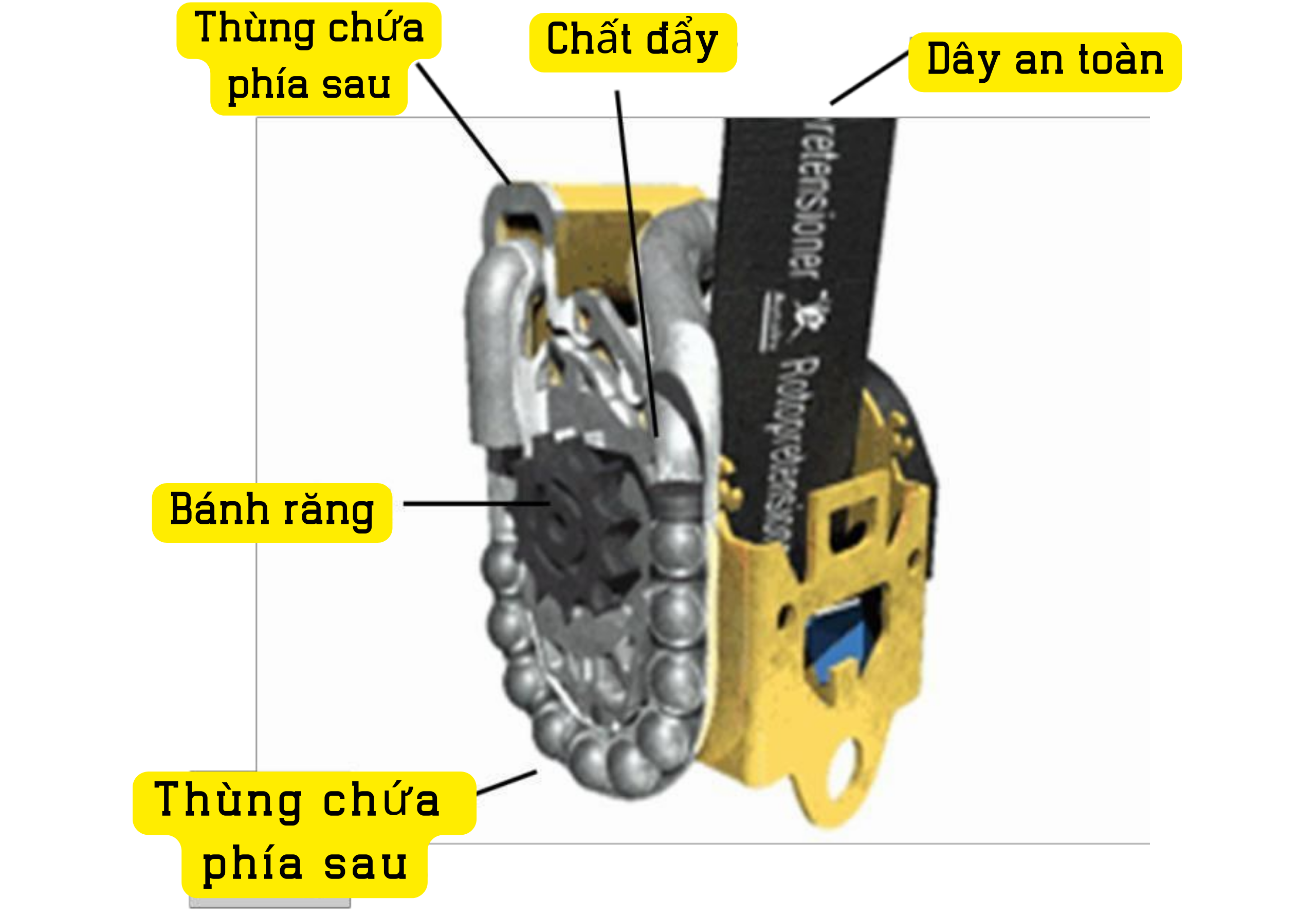 Cụm hỗ trợ rút đai an toàn khẩn cấp